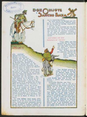 Don Quijote y Sancho Panza