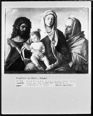 Maria mit dem Kind, Johannes der Täufer und heilige Elisabeth