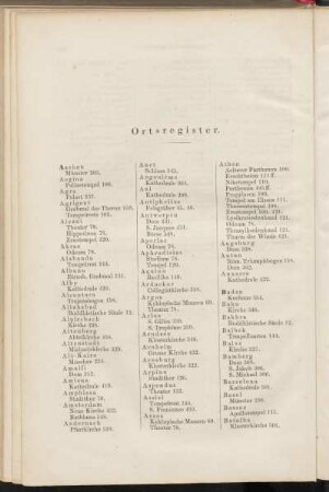Ortsregister.