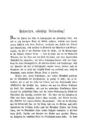 Hochverehrte, andächtige Versammlung!