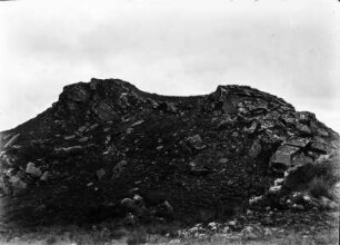 Inkabefestigung : Überreste einer Inkabefestigung auf dem Gipfel des Cerro de Quinore.