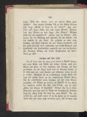 Lottchen und ihre sechs.