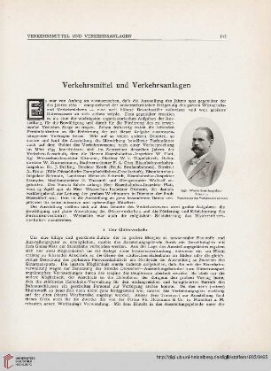 Verkehrsmittel und Verkehrsanlagen