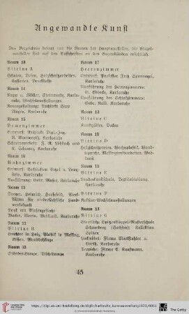 Angewandte Kunst