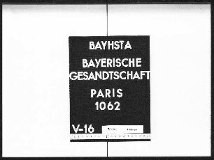 Der Charakter der braislianischen Orden und die Verleihung des Südkreuzordens II. Klasse an den bayerischen Außenminister Ludwig Graf von Armansperg und den bayerischen Oberstkämmerer Karl Graf von Rechberg