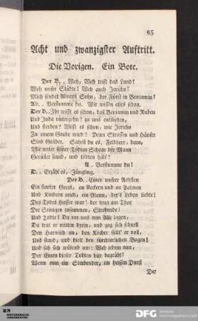 Acht und zwanzigster Auftritt