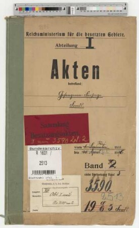 Gefangenen-Fürsorge. Fonds: Bd. 2