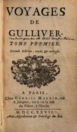 Voyages de Guilliver. 1