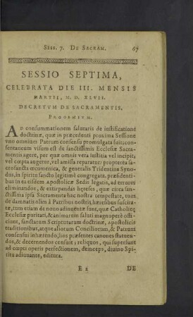Sessio Septima.