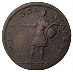 Fundmünze, Daler, 1717