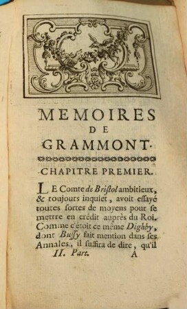 Memoires Du Comte De Grammont. 2