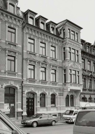 Wohnhaus : Plauen-Bahnhofsvorstadt, Weststraße 40. Wohnhaus. Straßenansicht