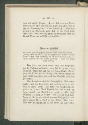 Neuntes Kapitel