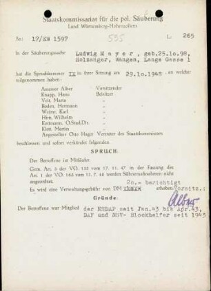 Mayer, Ludwig