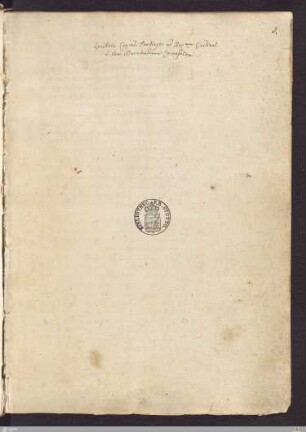 Epistola Conr. Peutingeri ad Bernardinum Carvajalum cardinalem d. d. XV. Kal. Jan. 1507