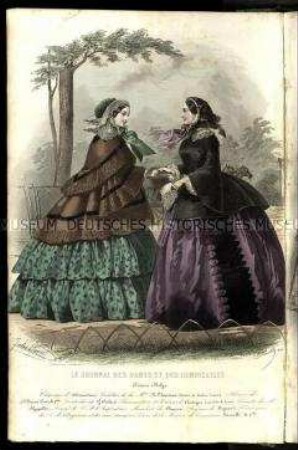 Modezeitschrift für Damen. Jahrgang 1856/57, November bis April