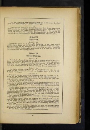 Abschnitt VII. Tschecho=Slowakei.