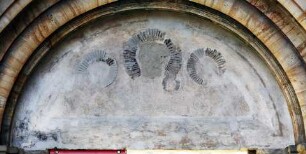 Madonna mit Heiligen oder Engeln