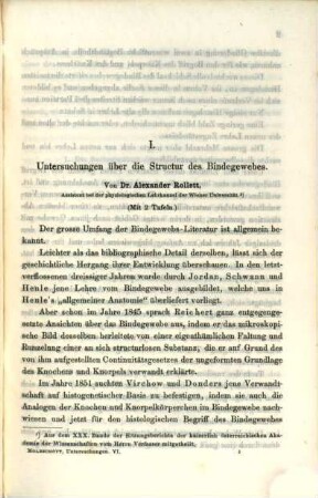 Untersuchungen zur Naturlehre des Menschen und der Thiere. 6. 1860