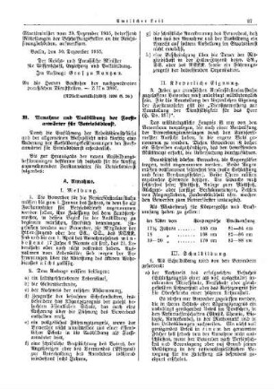 Annahme und Ausbildung der Forstanwärter für Betriebsdienst : [Allgemeine Verwaltungssachen] ; [Für Preußen] ; [Amtliche Erlasse] ; [Amtlicher Teil]