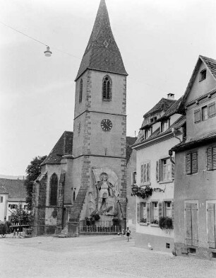 Blick zur Wallfahrtskirche St. Martin