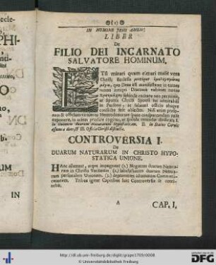 De Duarum Naturarum In Christo Veritate.