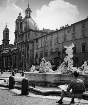 Fontana del Nettuno & ehemals Fontana dei Calderari