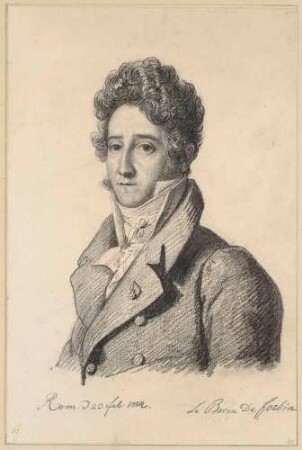 Bildnis Forbin, Auguste de (1777-1841), Schriftsteller, Maler, Baron