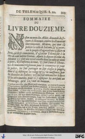 Livre Douzieme