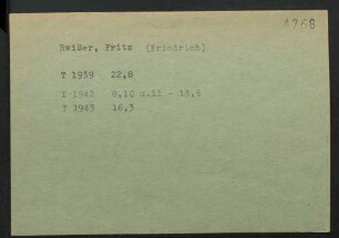 Reißer, Fritz (Friedrich)