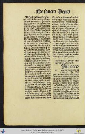 In festo sancti Petri et similiter ad vincula eiusdem