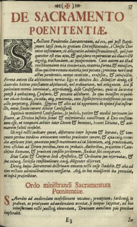 De Sacramento Poenitentiae