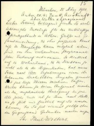 P. Wolters an G. Karo