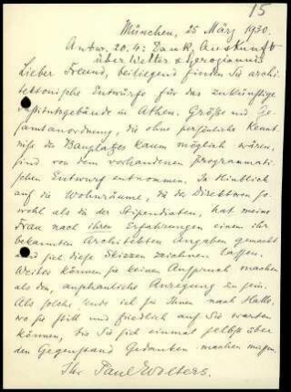 P. Wolters an G. Karo