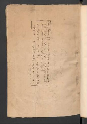 Information zur Handschrift von W. Ahlwardt