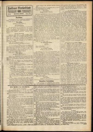 Zweite Ausgabe vom Samstag, den 15. April 1916.