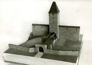 Kaiserslautern: Architekturmodell, Turm der Stadtwehr Kaiserslautern