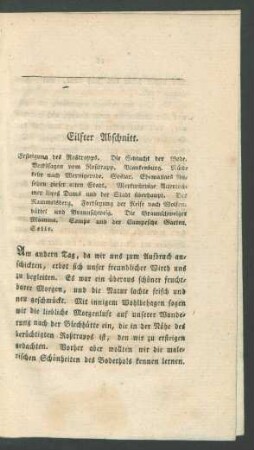 Eilfter Abschnitt.