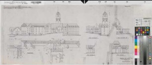 Arnsberg, Bezirksregierung, Hauptgebäude, Seibertzstr. 1, Ansichten