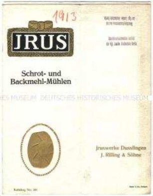 Katalog über Schrot- und Backmehlmühlen