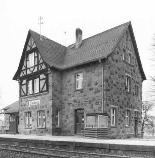 Bahnhof (Mischbau); Glauburg, Heegheimer Straße 14