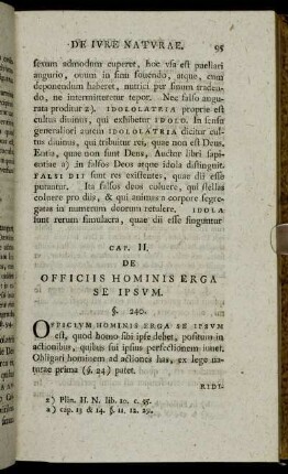 Cap. II. De Officiis Hominis Erga Se Ipsum