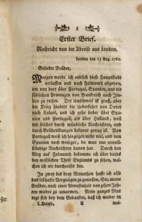 Reisen von London nach Genua durch England, Portugal, Spanien und Frankreich : Aus dem Englischen, 1