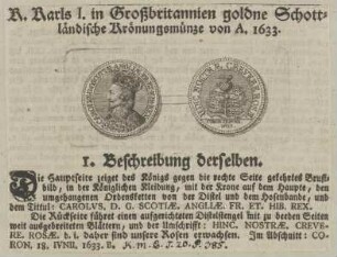 Bildnis von Carolvs I., König von England