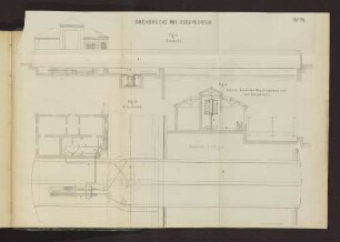 Taf. VIII. Drehbrücke mit Recuperator. Fig. 1. bis Fig. 3.