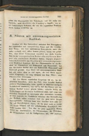 B. Säuren mit zusammengesetztem Radikal.