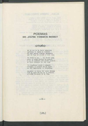 Poemas de Jaime Torres Bodet