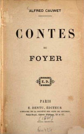 Contes du foyer