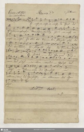 [Coro:] Basso 2.do