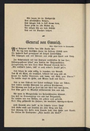16-32, General von Emmich. - Weihnachten 1914.